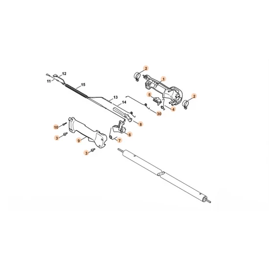 STIHL  Rękojeść manipulacyjna 4137 790 1350